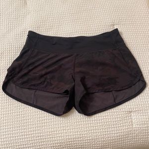 Lululemon running shorts.